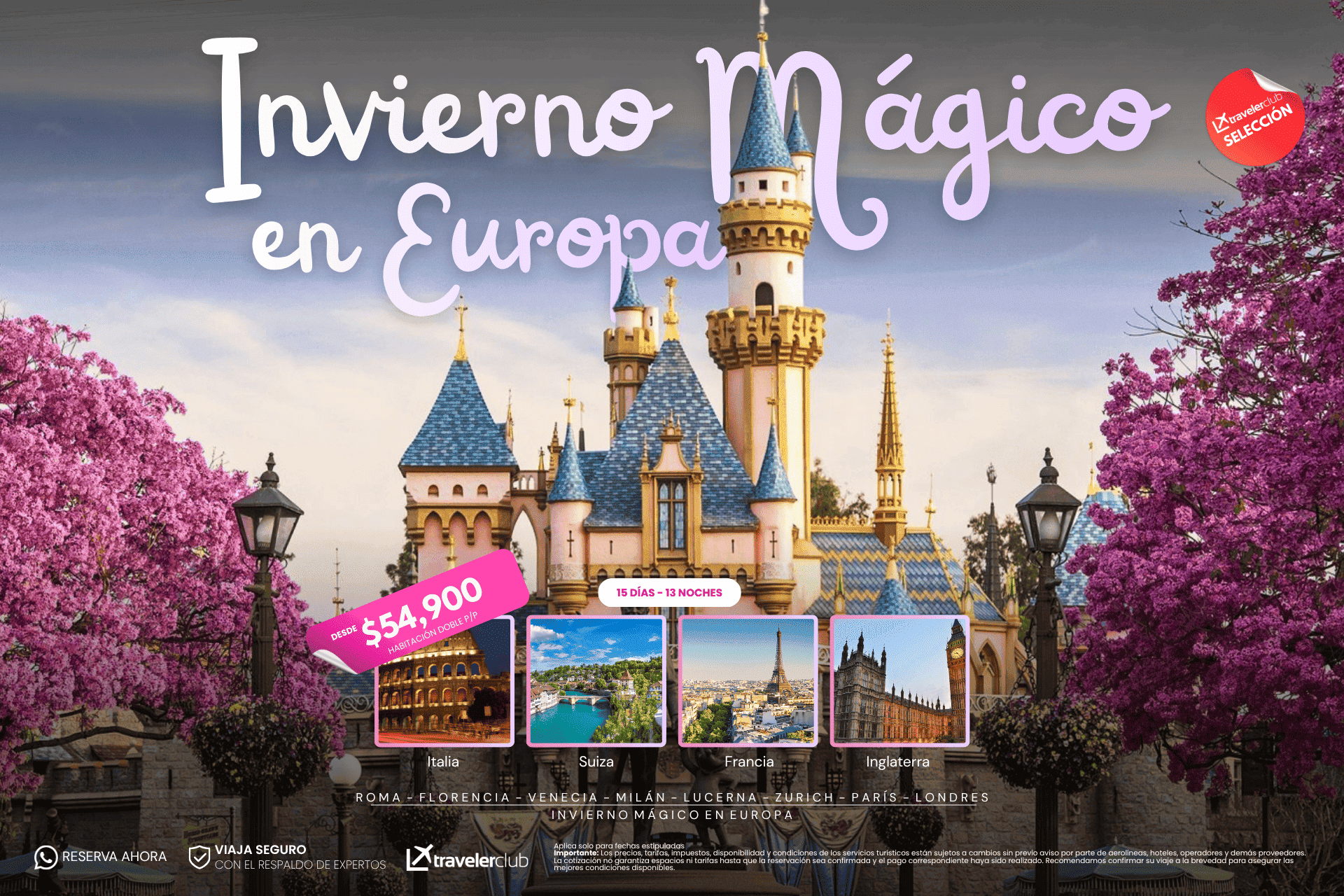 INVIERNO EN ENCANTOS DE EUROPA CON DISNEY